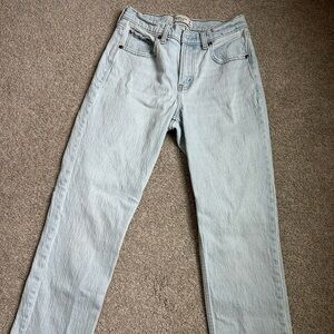 Abercrombie & Fitch Light Wash Straight Leg Jeans